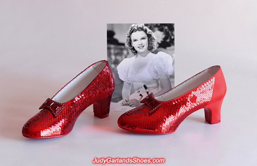 Beautiful size 7 ruby slippers near completion