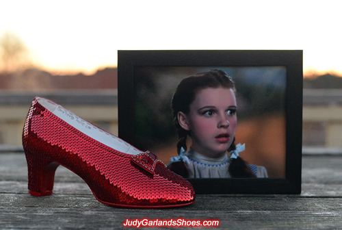 Dorothy's perfect right shoe is finished