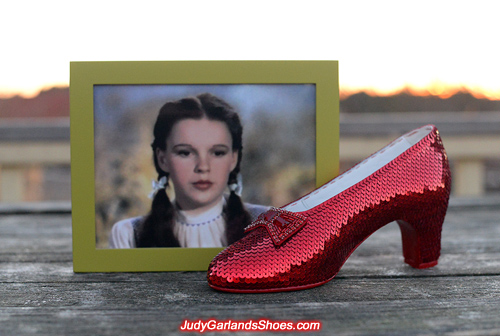 Dorothy's perfect right shoe is finished