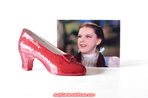 Finished Judy Garland's size 5B right shoe