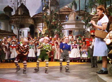 Judy Garland as Dorothy in Munchkinland