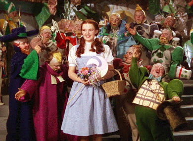 Judy Garland as Dorothy in Munchkinland