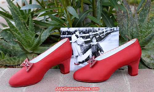 Judy Garland as Dorothy's size 5B shoes