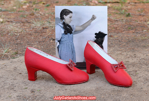 Judy Garland as Dorothy's size 5B shoes