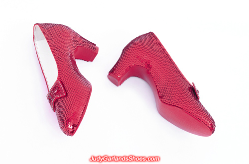 Judy Garland's hand-sewn ruby slippers for a VIP