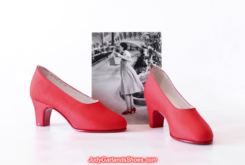 Judy Garland's handmade size 5B shoes