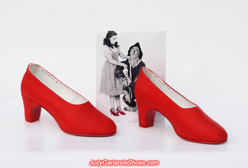 Judy Garland's handmade wearable size 5B shoes