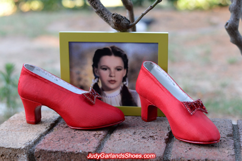 Judy Garland's size 5B base shoes with wooden heels