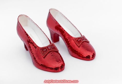 Judy Garland's size 5B hand-sewn ruby slippers