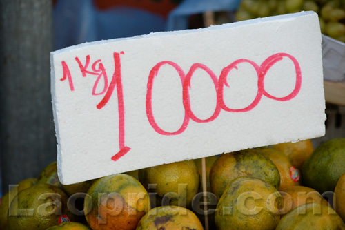 Khua Din market in Vientiane, Laos