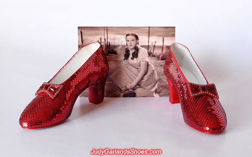 Our work continues with this beautiful pair of ruby slippers