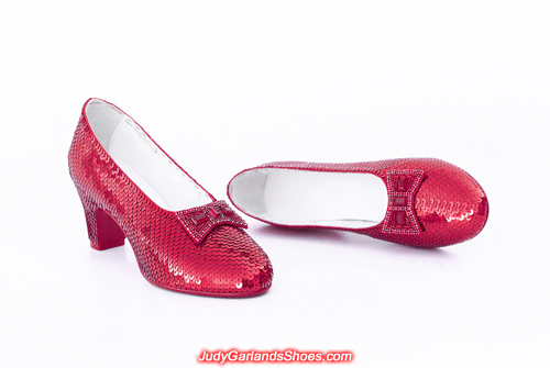 September 2019 hand-sewn ruby slippers