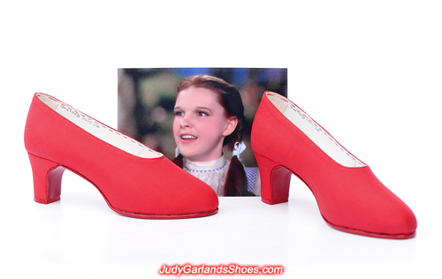 Shoes made from scratch in Judy Garland's size 5B