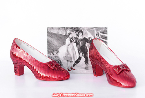 Size 5B hand-sewn ruby slippers