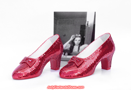 Size 5B hand-sewn ruby slippers in October, 2019