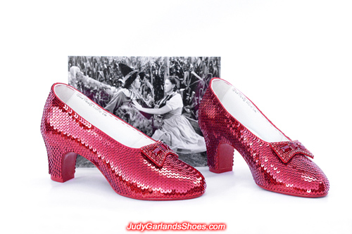 Size 5B hand-sewn ruby slippers in October, 2019