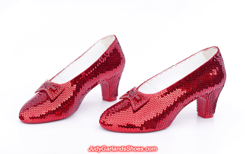 Size 5B high quality hand-sewn ruby slippers
