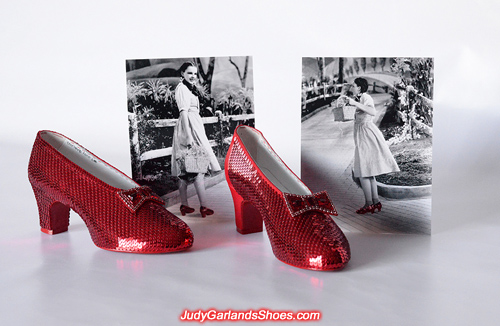 The hard work continues with Judy Garland's ruby slippers
