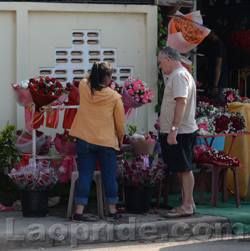 Valentine's Day in Vientiane, Laos