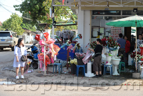 Valentine's Day in Vientiane, Laos