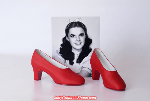 Wearable shoes crafted in Judy Garland's size 5B