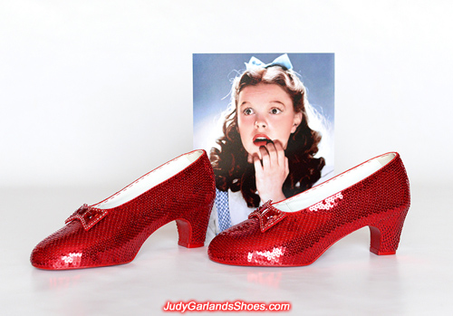 Australian women's size 9 hand-sewn ruby slippers