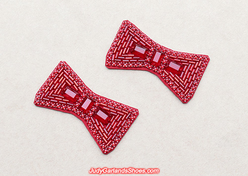Bows for US women's size 12 ruby slippers
