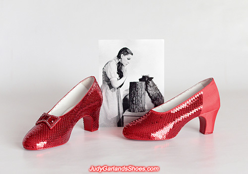 Crafting size 5B hand-sewn ruby slippers