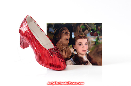 Finished Judy Garland's size 5B right shoe