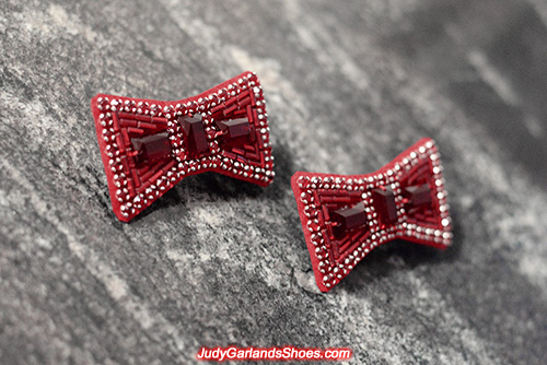 Hand-sewn bows for size 5B ruby slippers