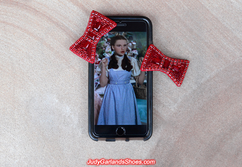 Hand-sewn bows for size 9 ruby slippers