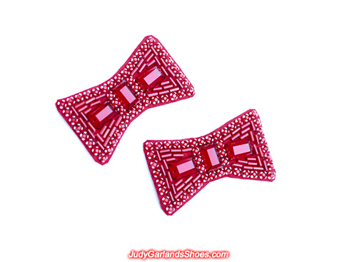 Hand-sewn ruby slipper bows