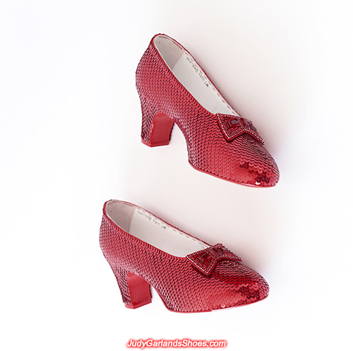 Size 5B hand-sewn ruby slippers