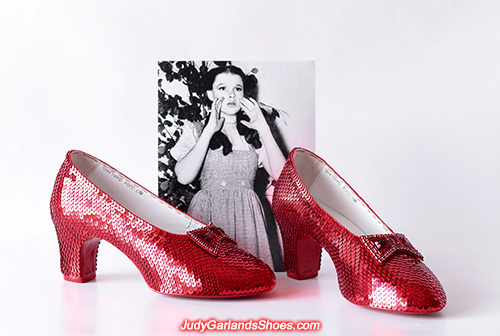 Size 5B ruby slippers made in December, 2020