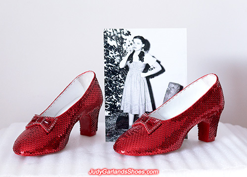 Size 5B ruby slippers made in December, 2020