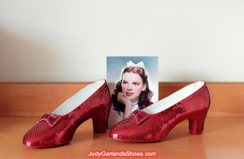 US women's size 9 hand-sewn ruby slippers