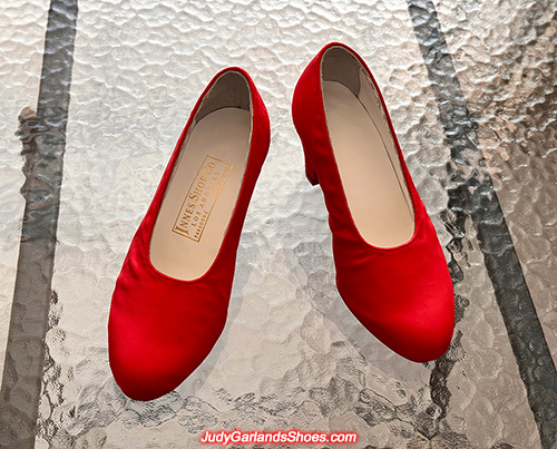 Burgundy size 5B hand-sewn ruby slippers
