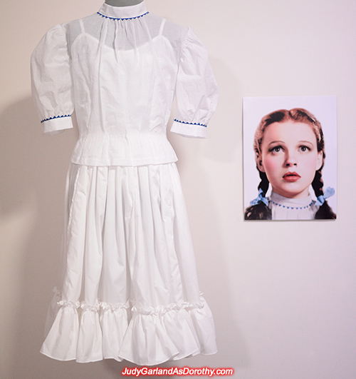 Dorothy's blouse and petticoat slip