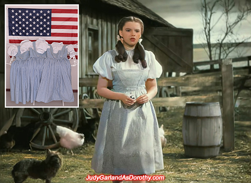 Dress as worn by Judy Garland as Dorothy