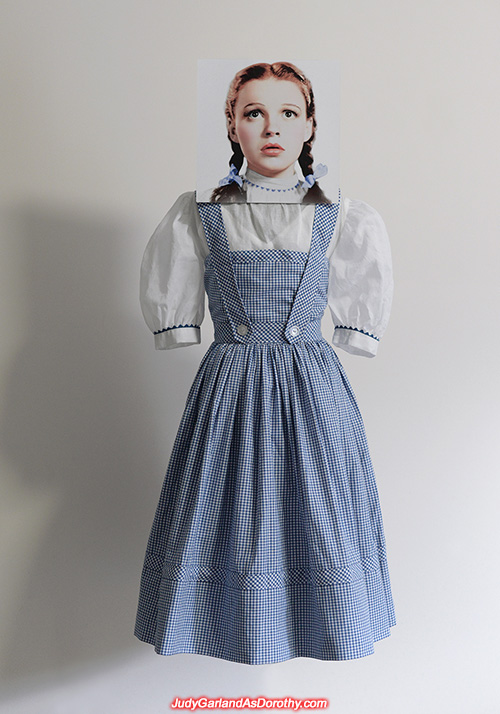 Exact reproduction gingham pinafore dress