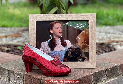 Finished Judy Garland's size 5B right shoe