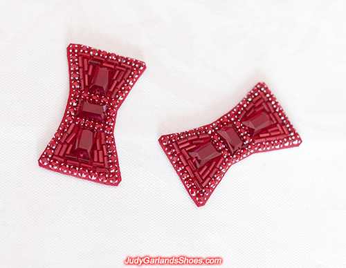 High quality hand-sewn ruby slipper bows