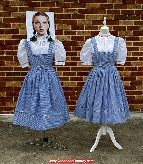 Judy Garland as Dorothy gingham dresses