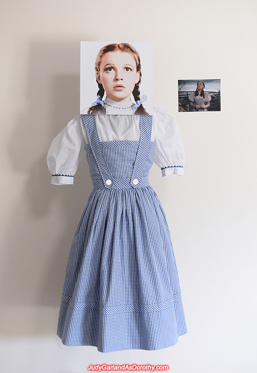 Judy Garland as Dorothy's authentic-looking dress