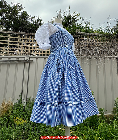 Judy Garland as Dorothy's gingham dress