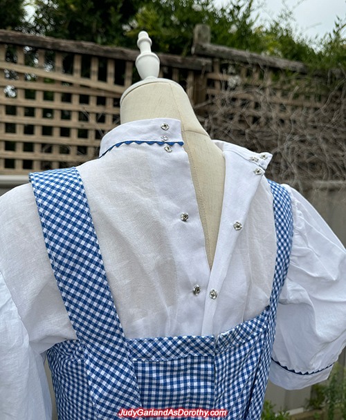 Judy Garland as Dorothy's gingham dress