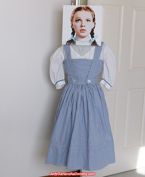 Judy Garland as Dorothy's gingham pinafore dress