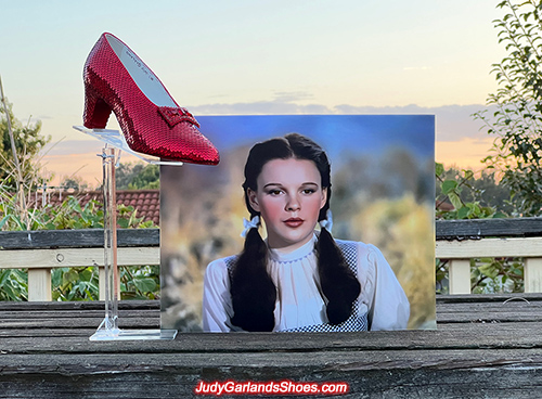 Judy Garland as Dorothy's size 5B right shoe