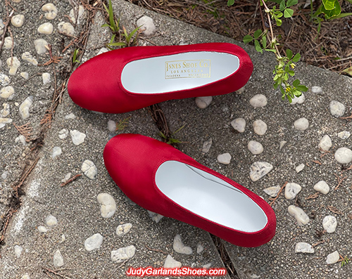 Judy Garland's hand-made size 5B shoes