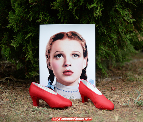 Judy Garland's hand-made size 5B shoes